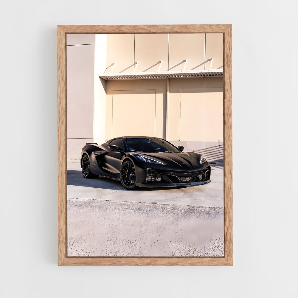 Poster Corvette en Crépuscule – affiche Chevrolet (vue 4)